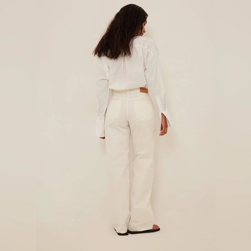 Straight leg Trousers size EU 44 Off White - Picture 4 of 9